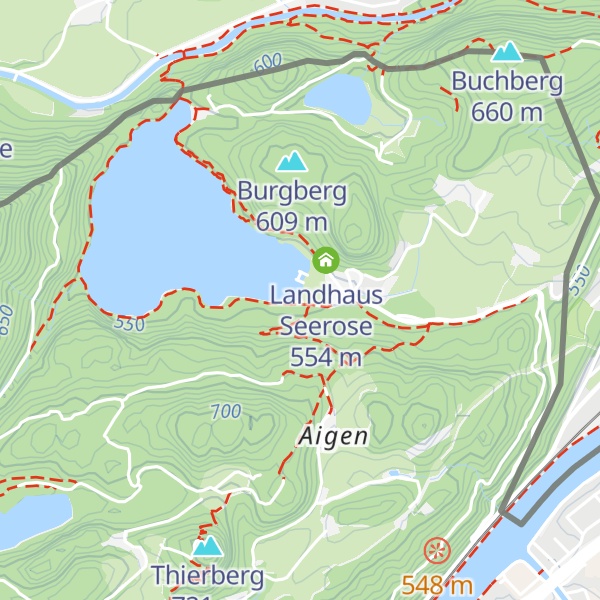 Map of Hechtsee Bootshaus