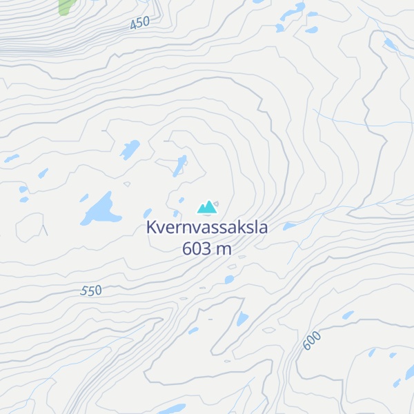 Map of Kvernvassaksla