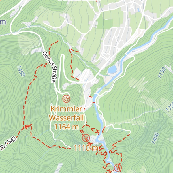 Map of Wasserfallblick