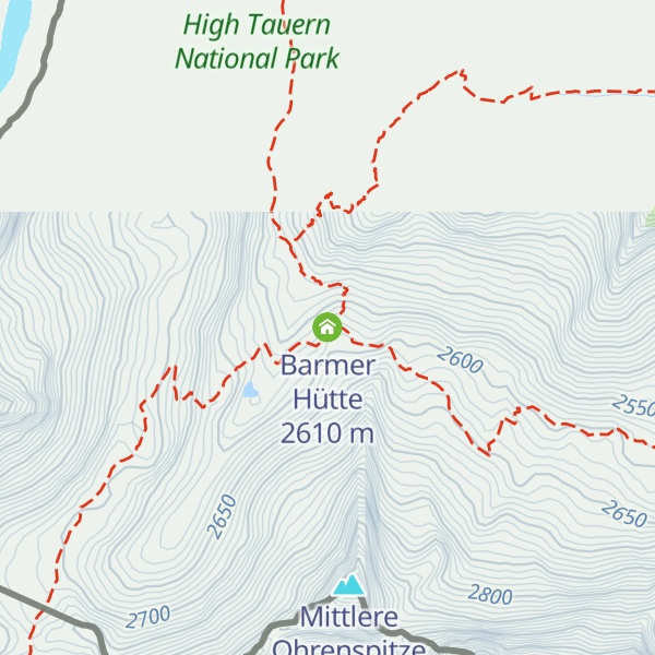 Map of Barmer Hütte