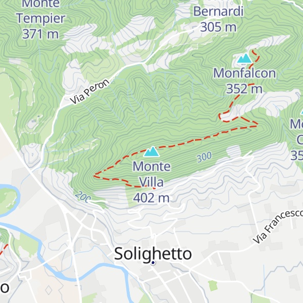 Map of Monte Villa
