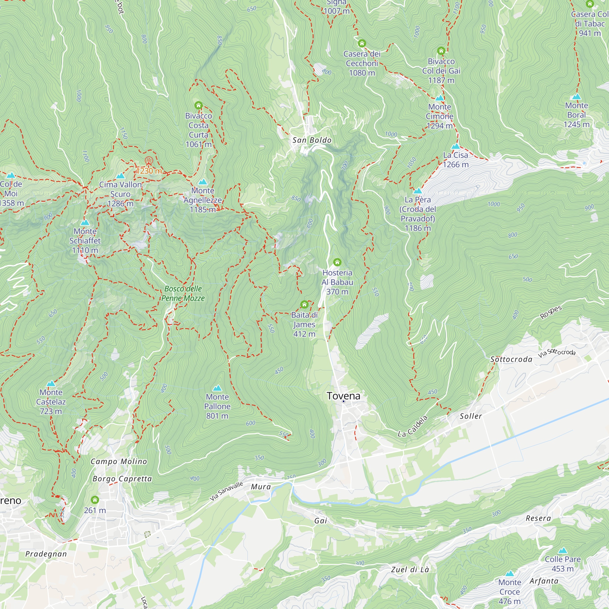 Baita di James map