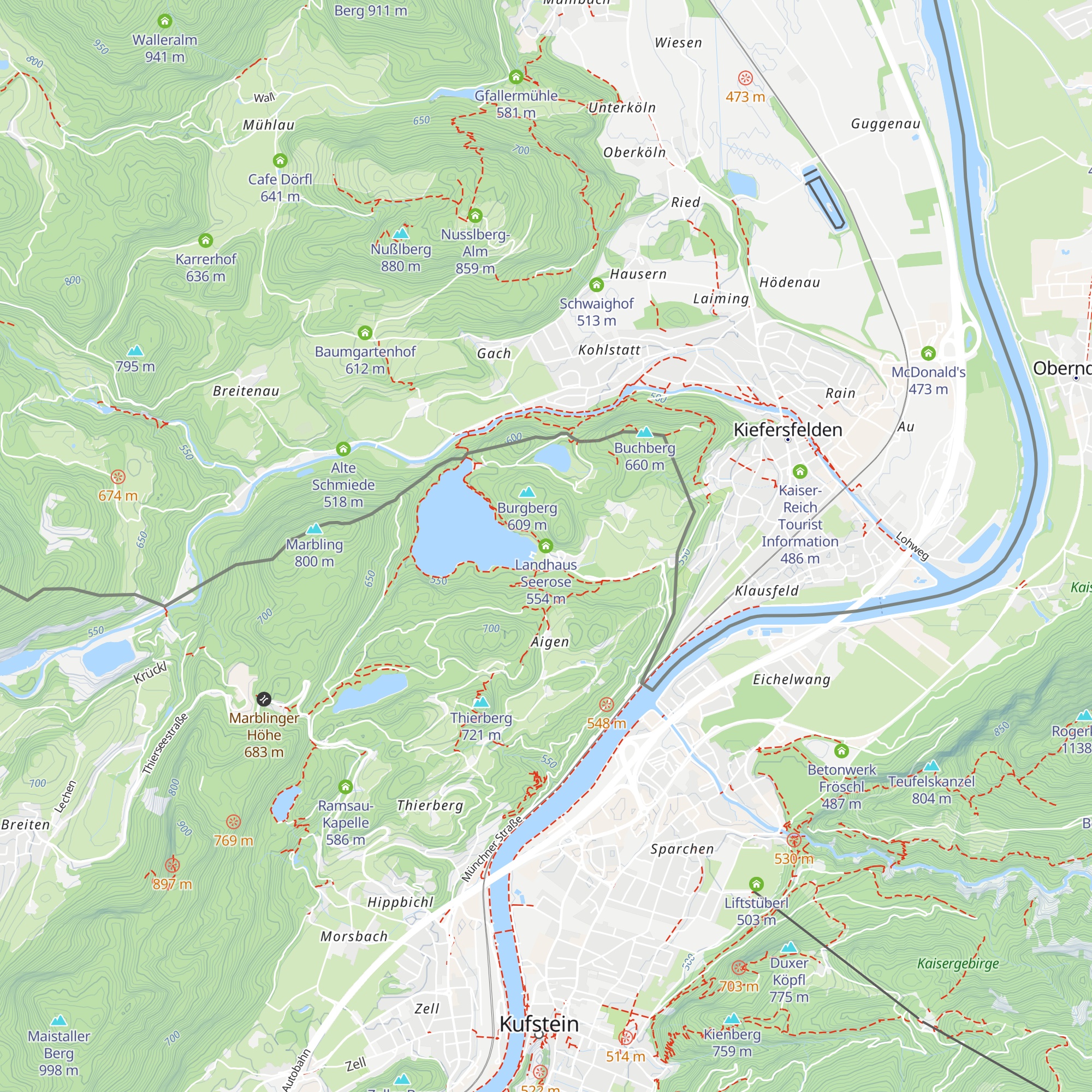 Landhaus Seerose map