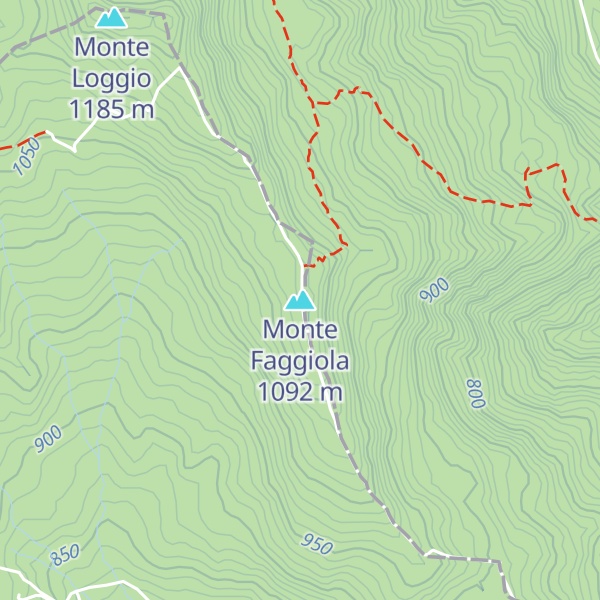 Map of Monte Faggiola