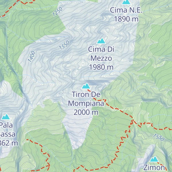 Map of Tiron De Mompiana