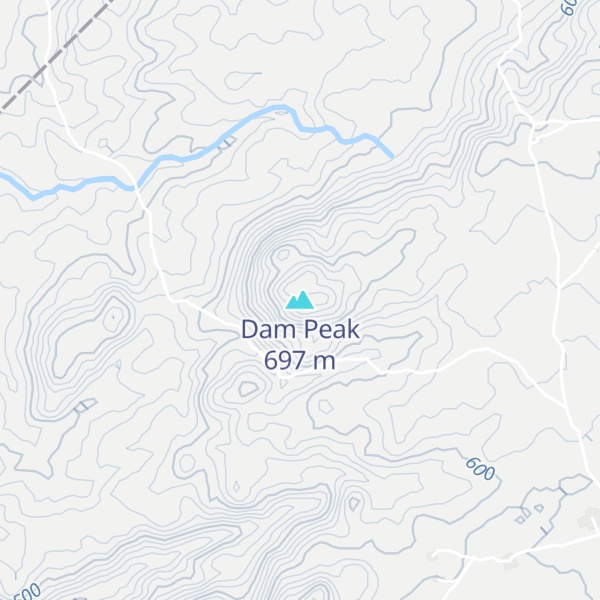 Map of Dam Peak