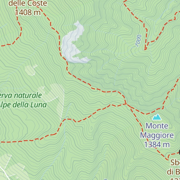 Map of Alpe della Luna