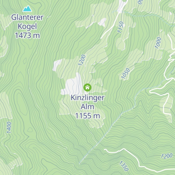 Map of Kinzlinger Alm