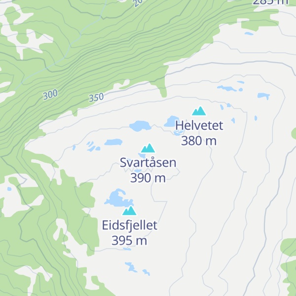 Map of Svartåsen
