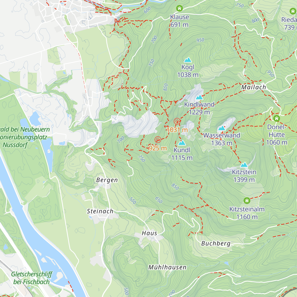 Habererhütte map