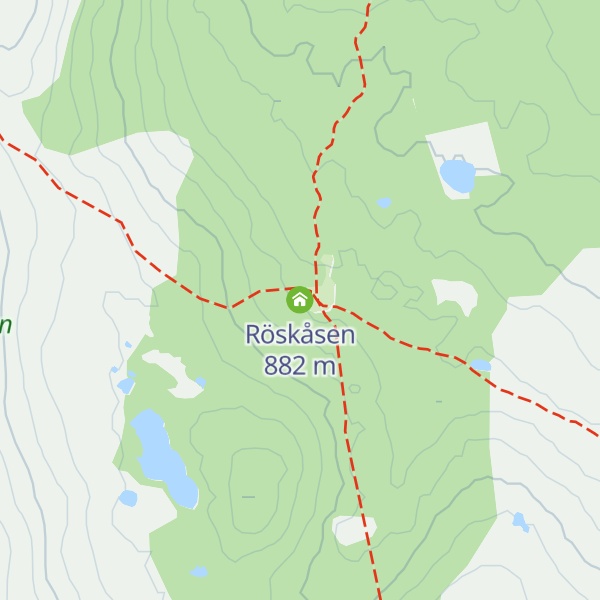 Map of Röskåsen