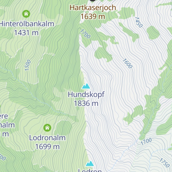 Map of Hundskopf