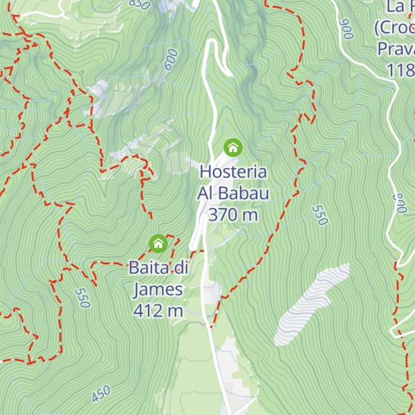 Map of Pizzeria Paradiso