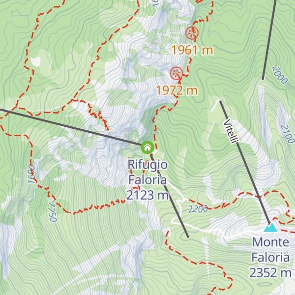 Map of Rifugio Faloria
