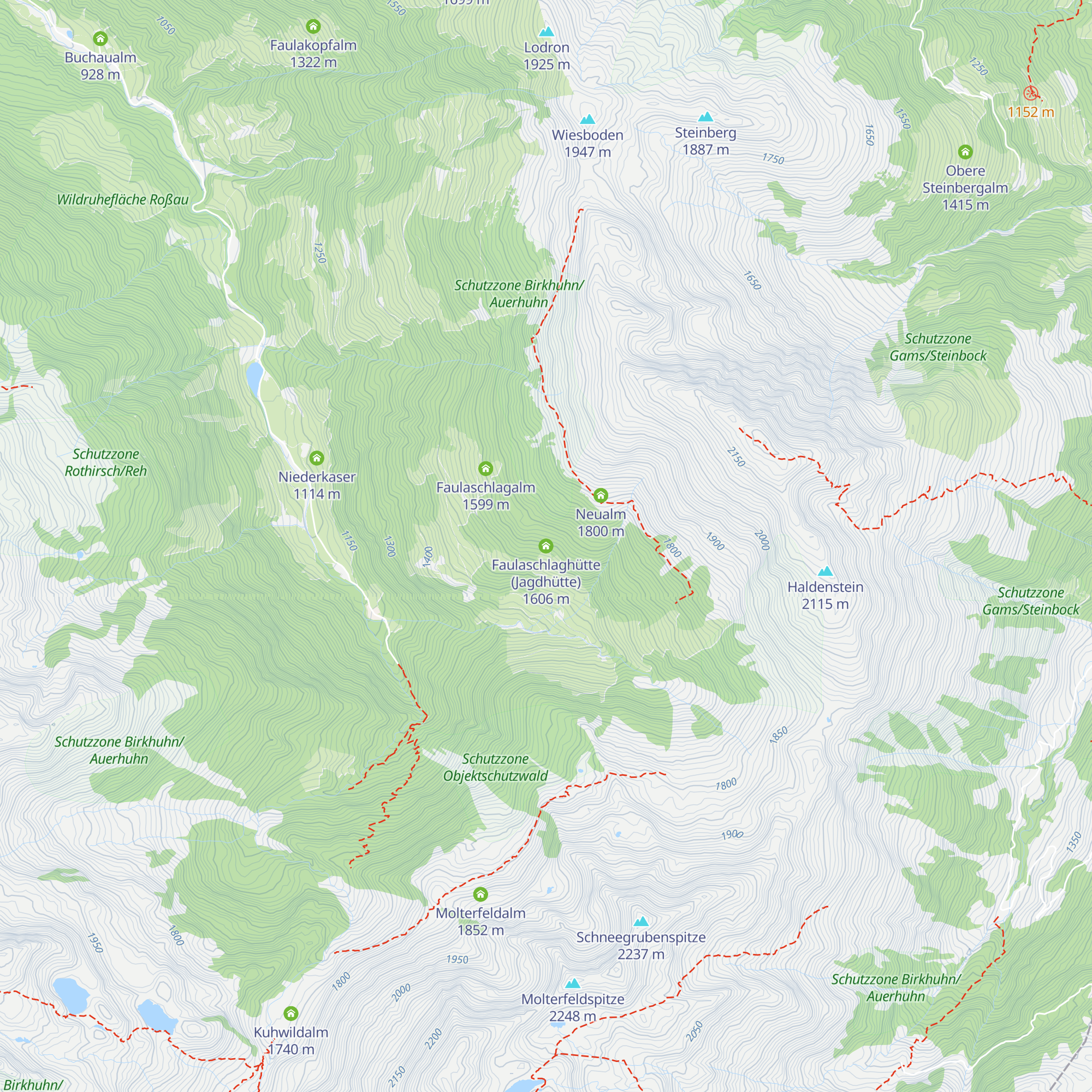 Faulaschlaghütte (Jagdhütte) map
