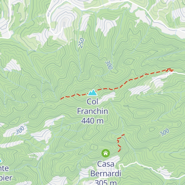 Map of Col Franchin