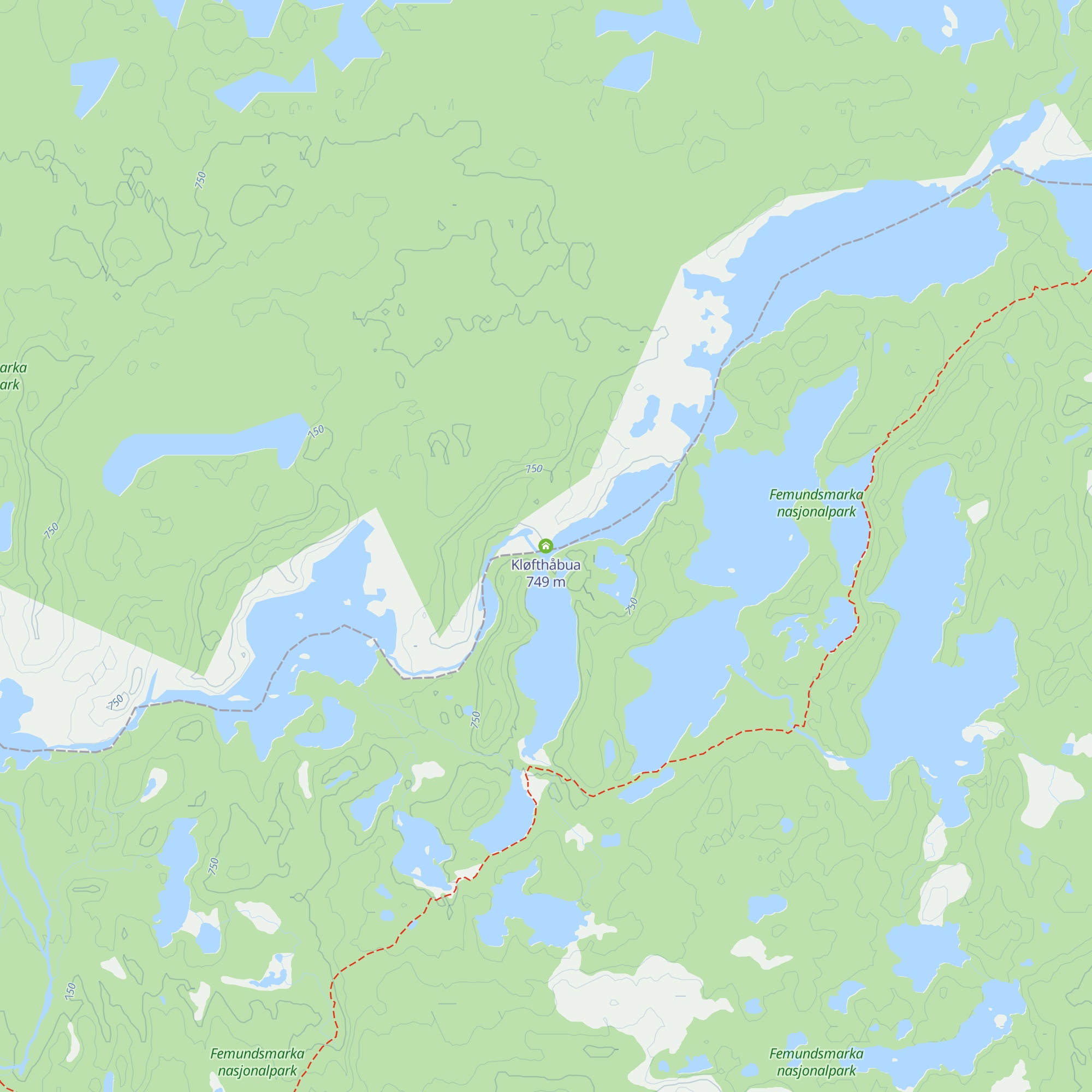 Kløfthåbua map