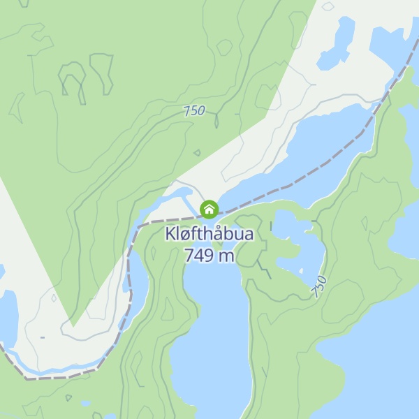 Map of Kløfthåbua