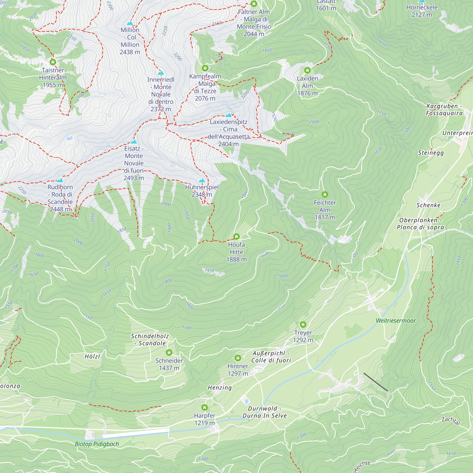 Houfa Hitte map