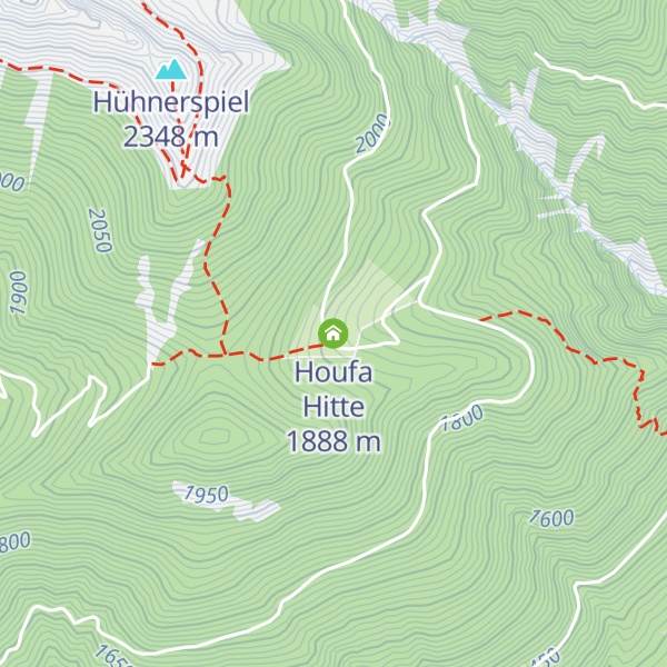 Map of Houfa Hitte