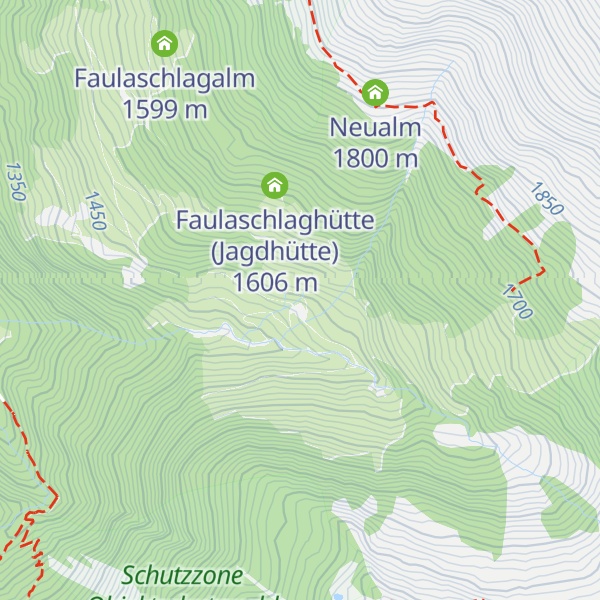 Map of Trattenbachalm
