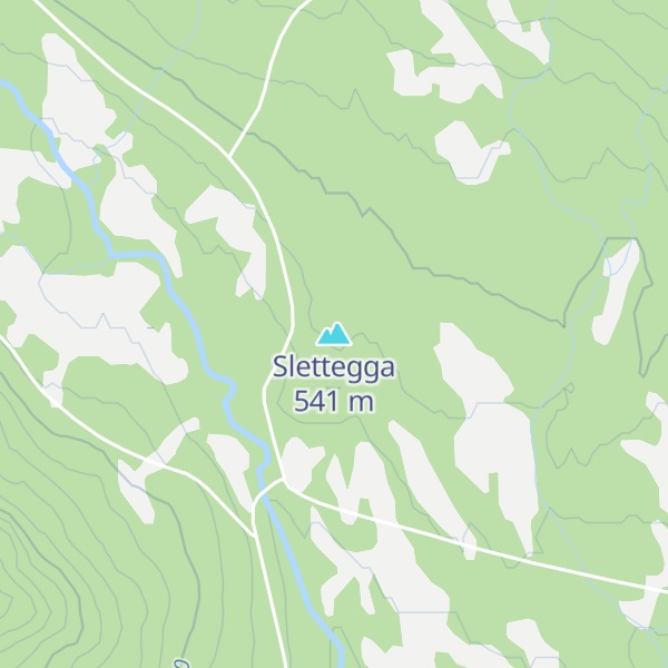 Map of Slettegga