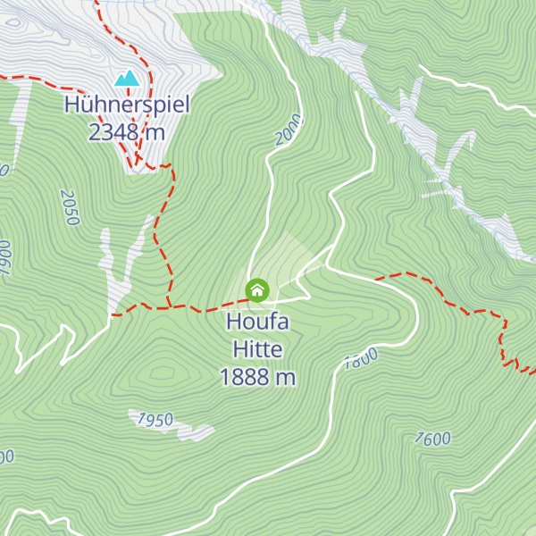 Map of Gschwendtnerboden Alm
