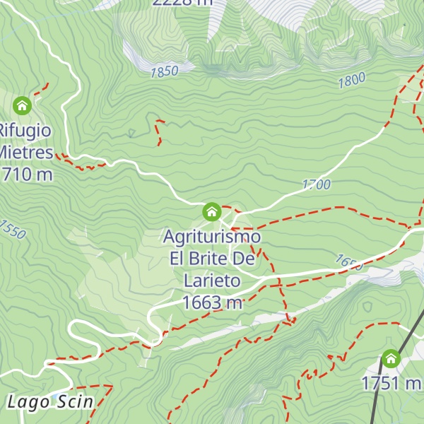 Map of Agriturismo El Brite De Larieto