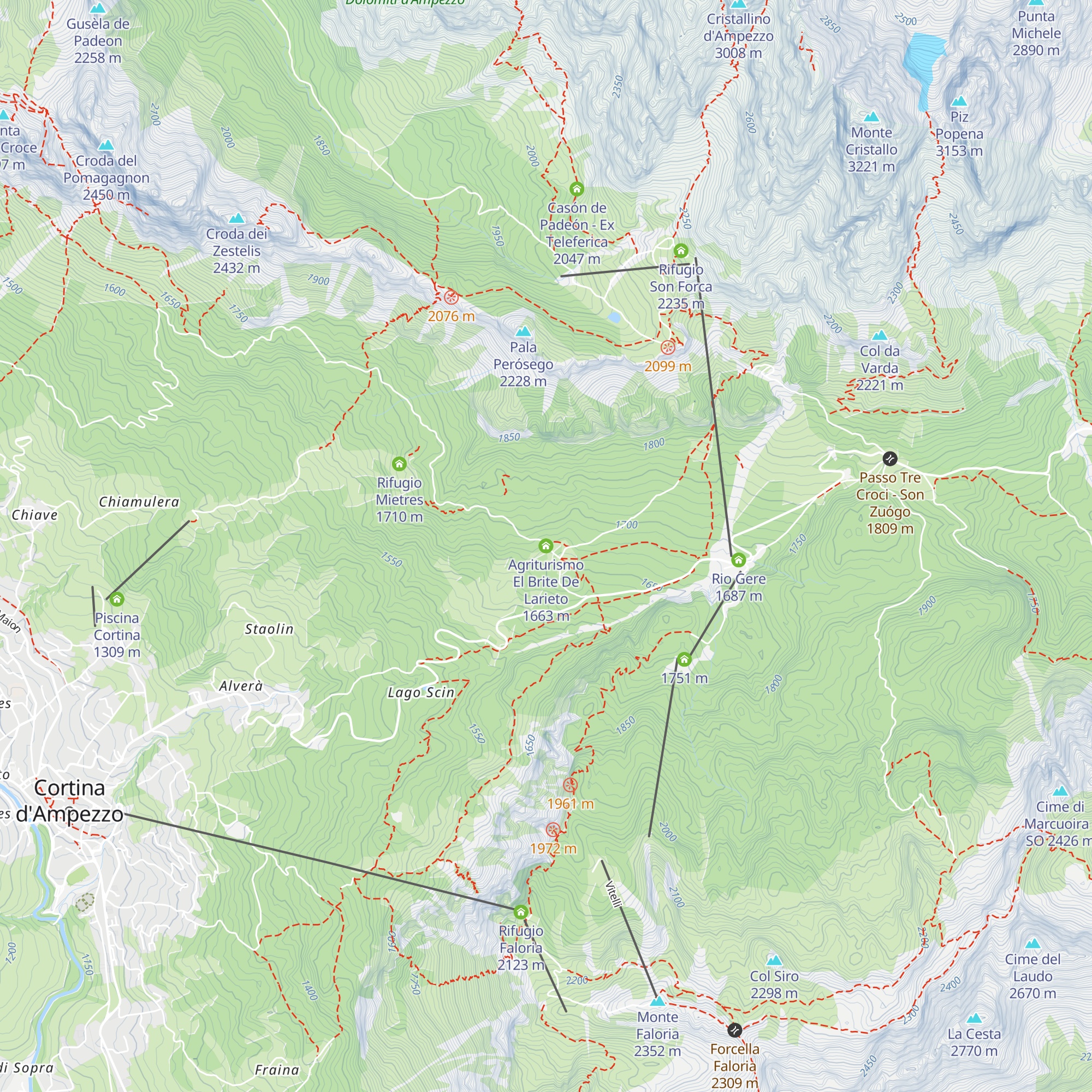 Agriturismo El Brite De Larieto map