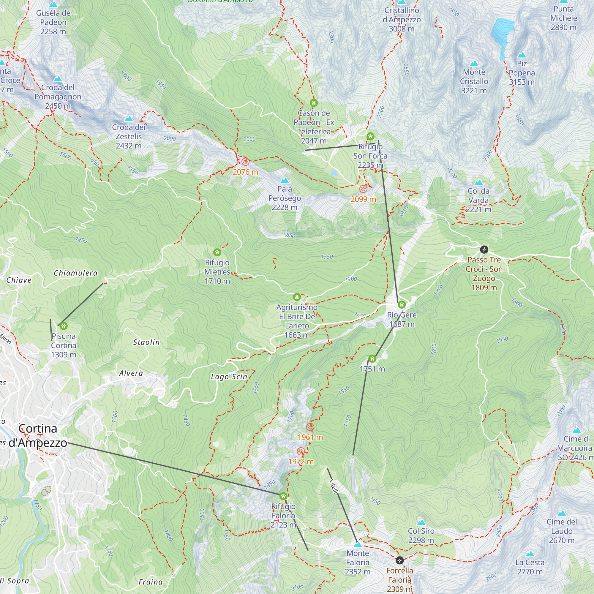 Agriturismo El Brite De Larieto map