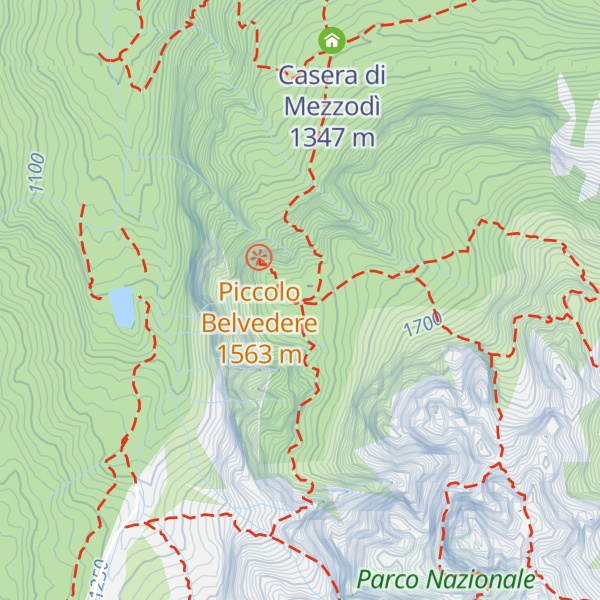 Map of Rifugio Giovanni Angelini