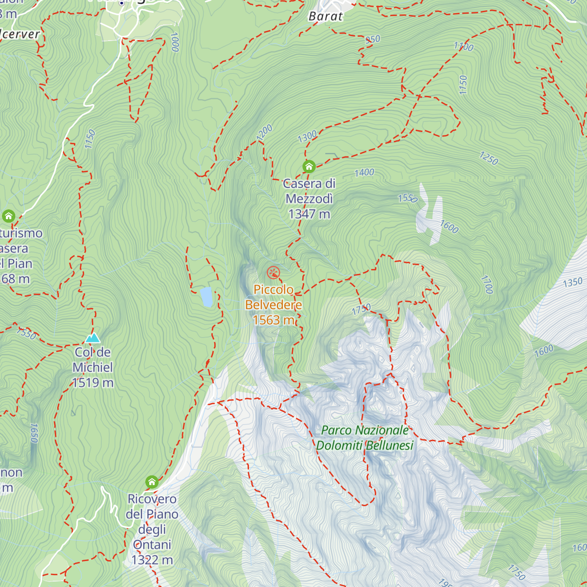 Rifugio Giovanni Angelini map