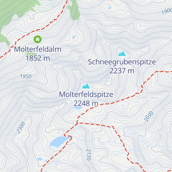 Map of Molterfeldspitze