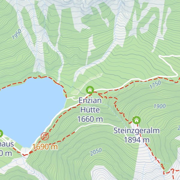Map of Enzian Hütte