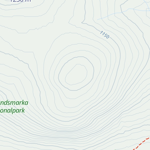 Map of St Lifjellet