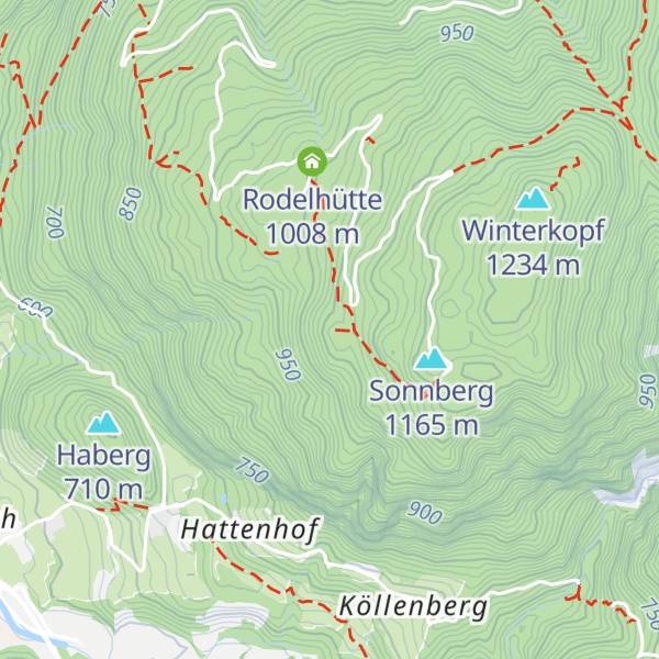 Map of Winterkopfhütte