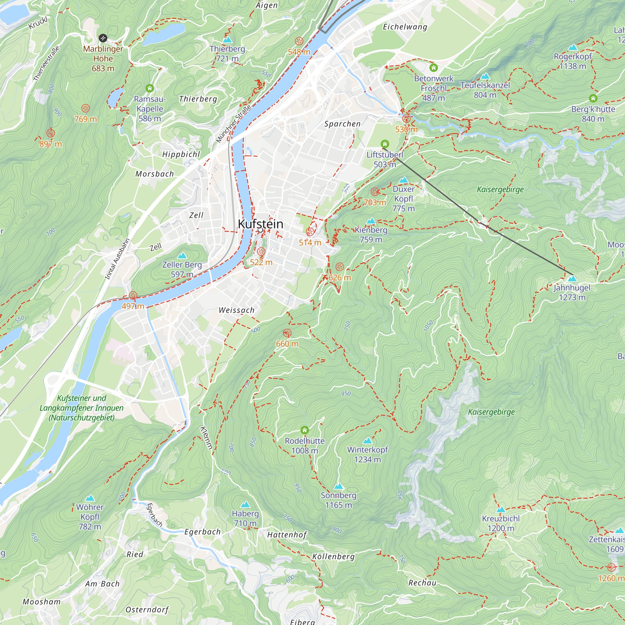 Ferienhaus Wasserfallhütte map