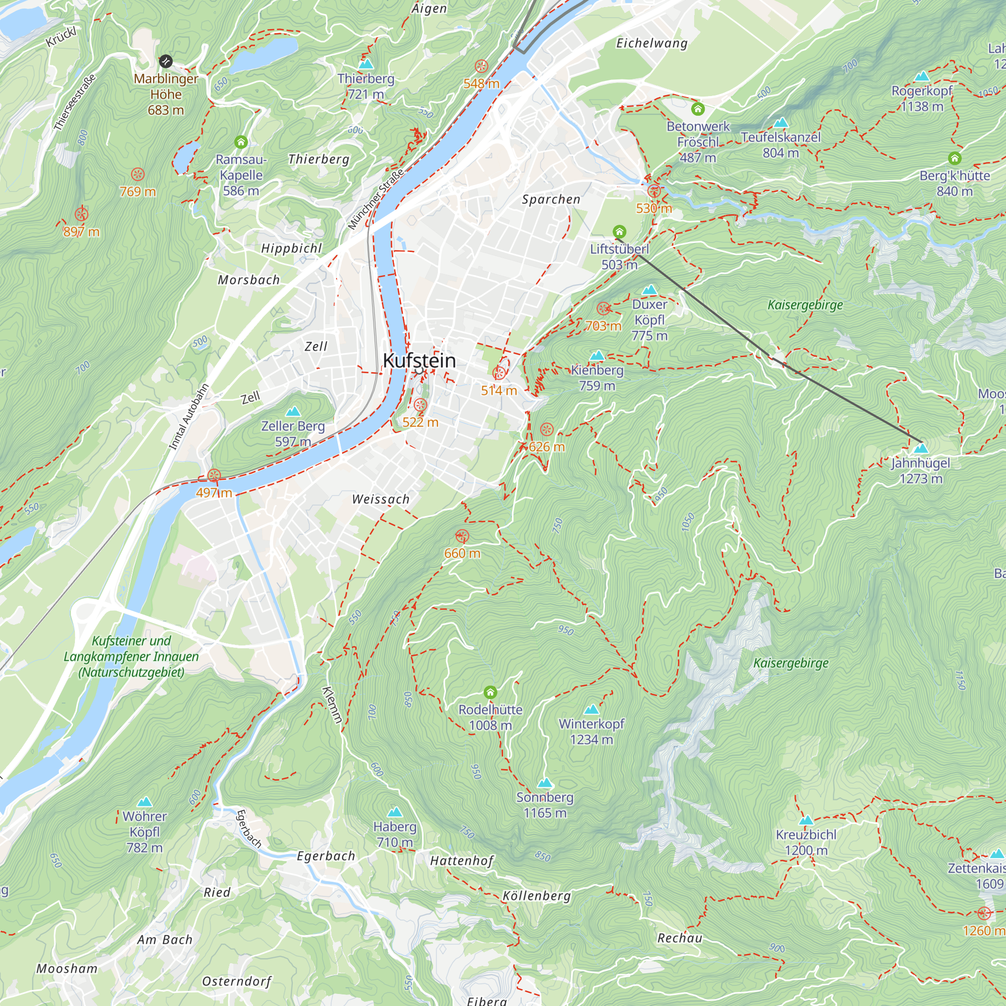 Ferienhaus Wasserfallhütte map