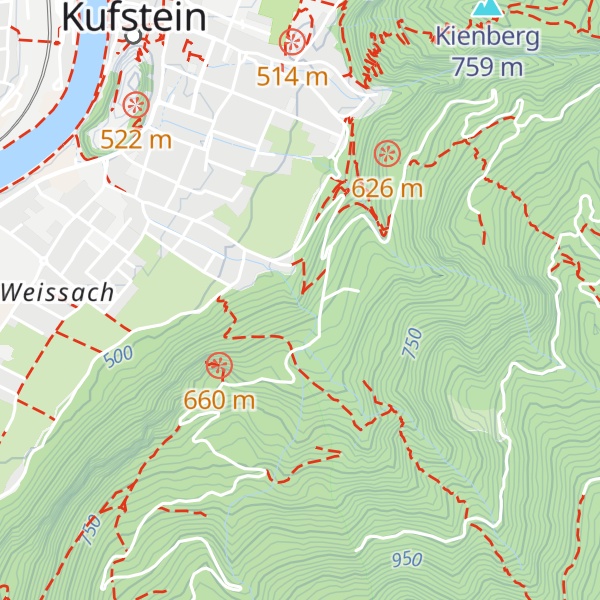 Map of Ferienhaus Wasserfallhütte