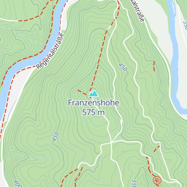 Map of Franzenshöhe
