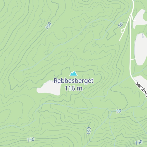 Map of Rebbesberget