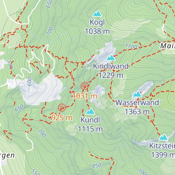 Map of Bichleralm