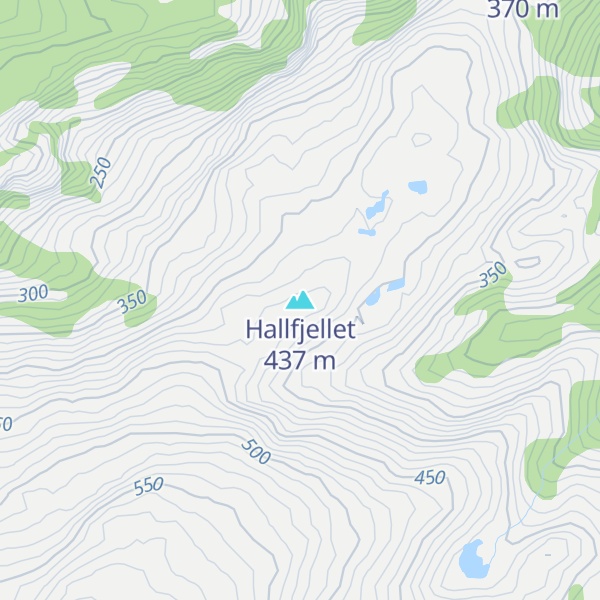 Map of Hallfjellet