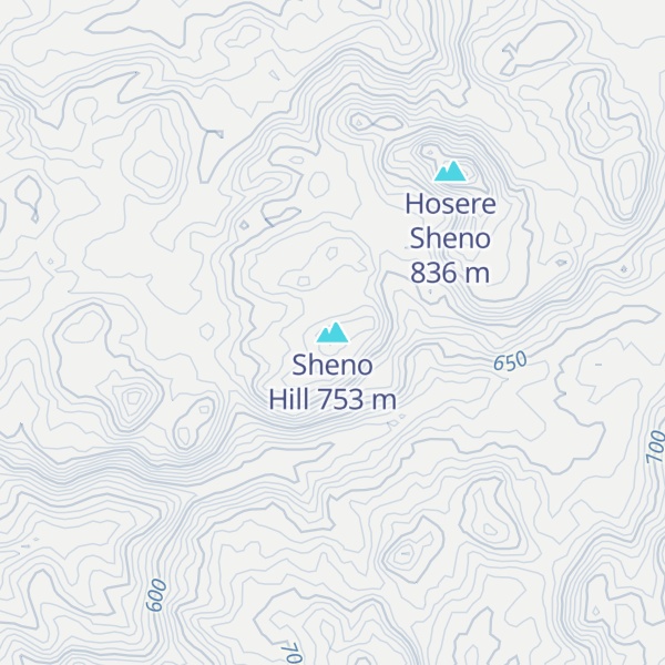 Map of Sheno Hill