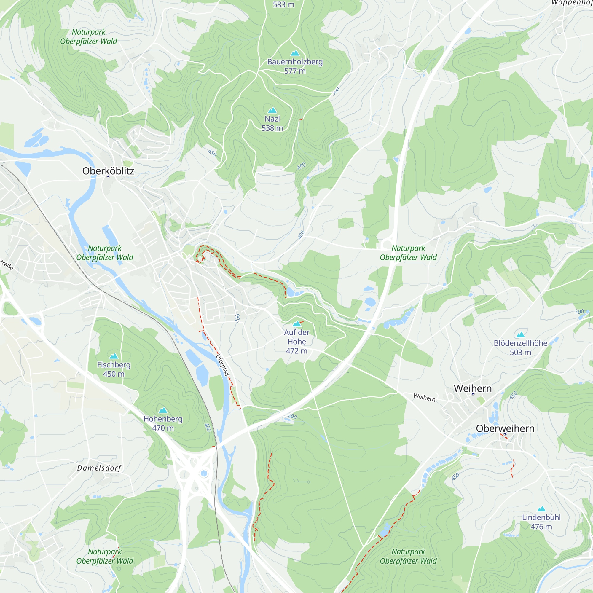 Kehrerweiherhütte map