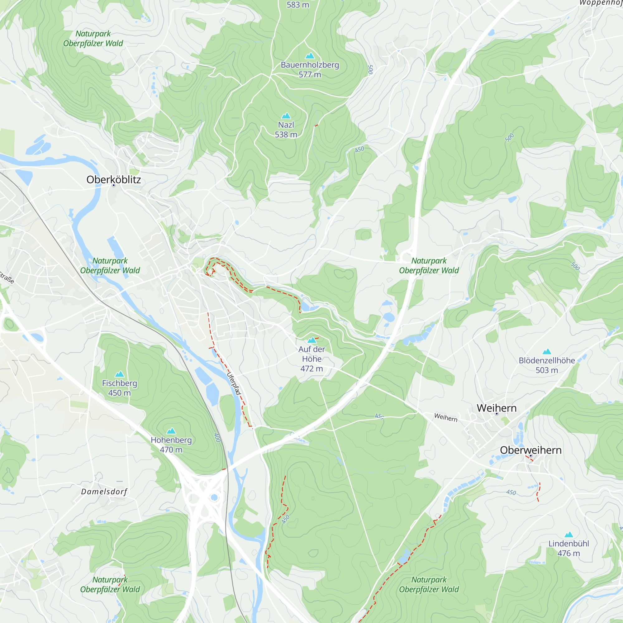 Kehrerweiherhütte map