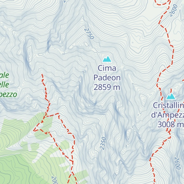 Map of Torrione Padeon