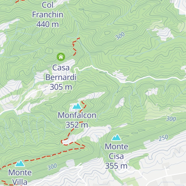 Map of Casera Monfalcone