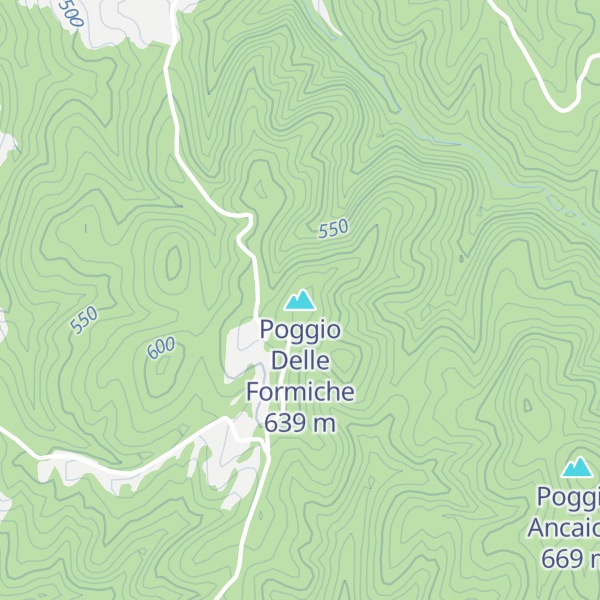 Map of Poggio Delle Formiche