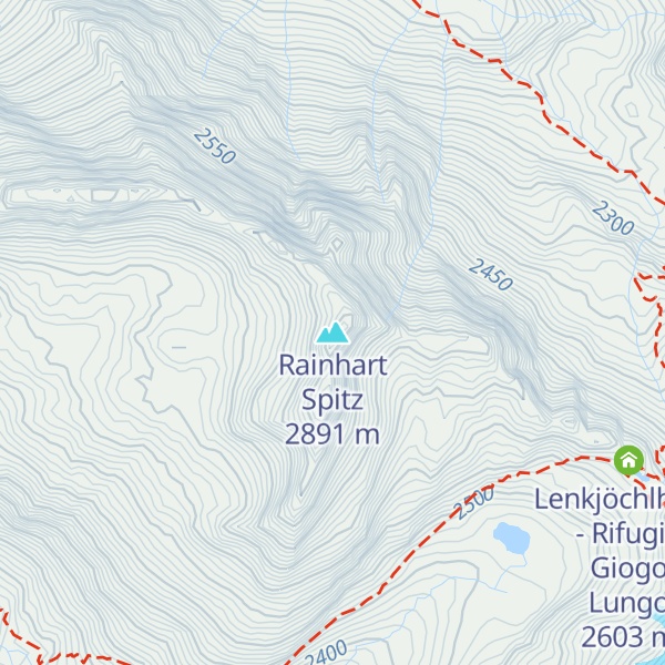 Map of Rainhart Spitz